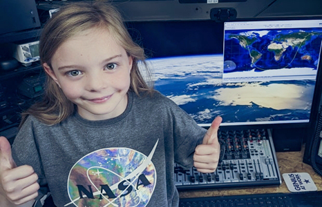 8-year-old girl's mysterious communication with ISS astronauts