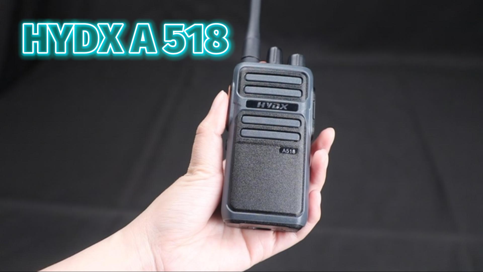 A518 2W راديو ثنائي الاتجاه UHF محمول باليد