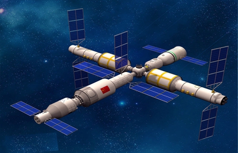 محطة الفضاء الصينية لحمل معدات راديو الهواة