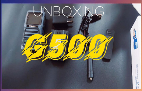 راديو G500 unboxing
